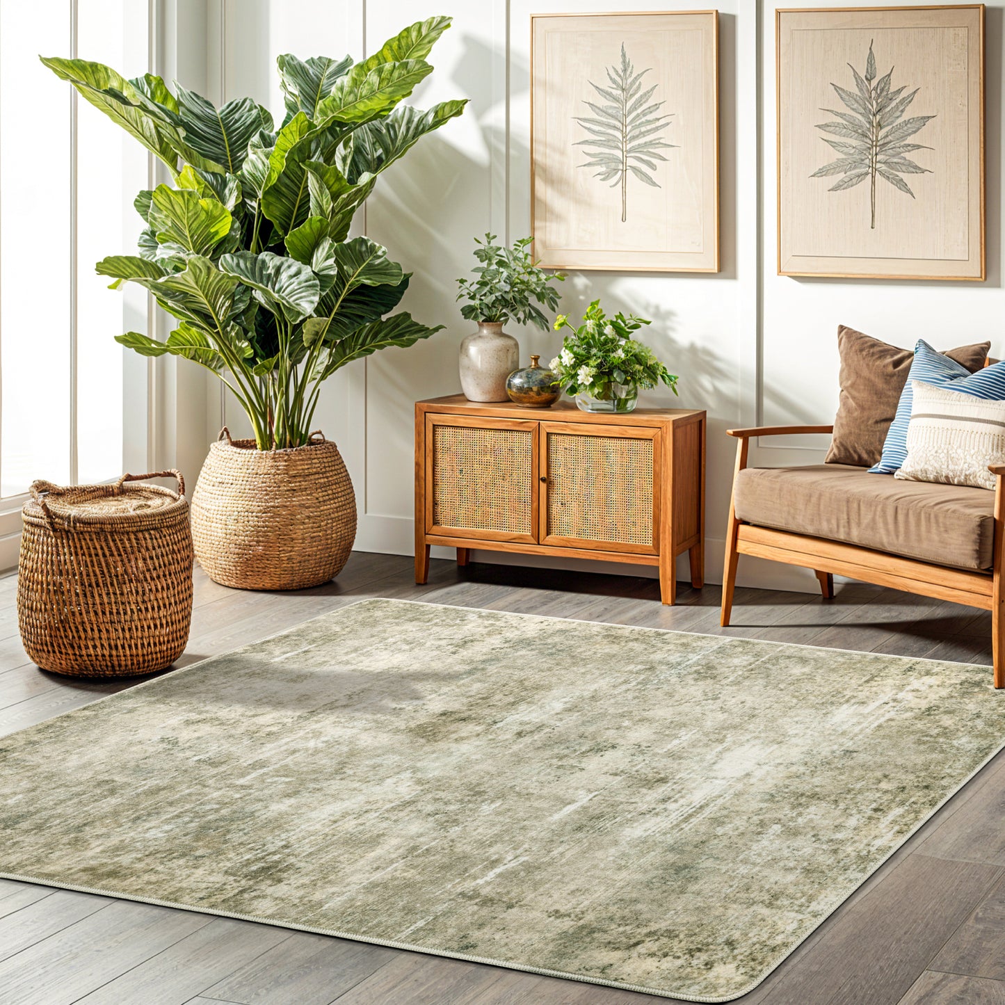 Modern Neutral Non - Slip Rug