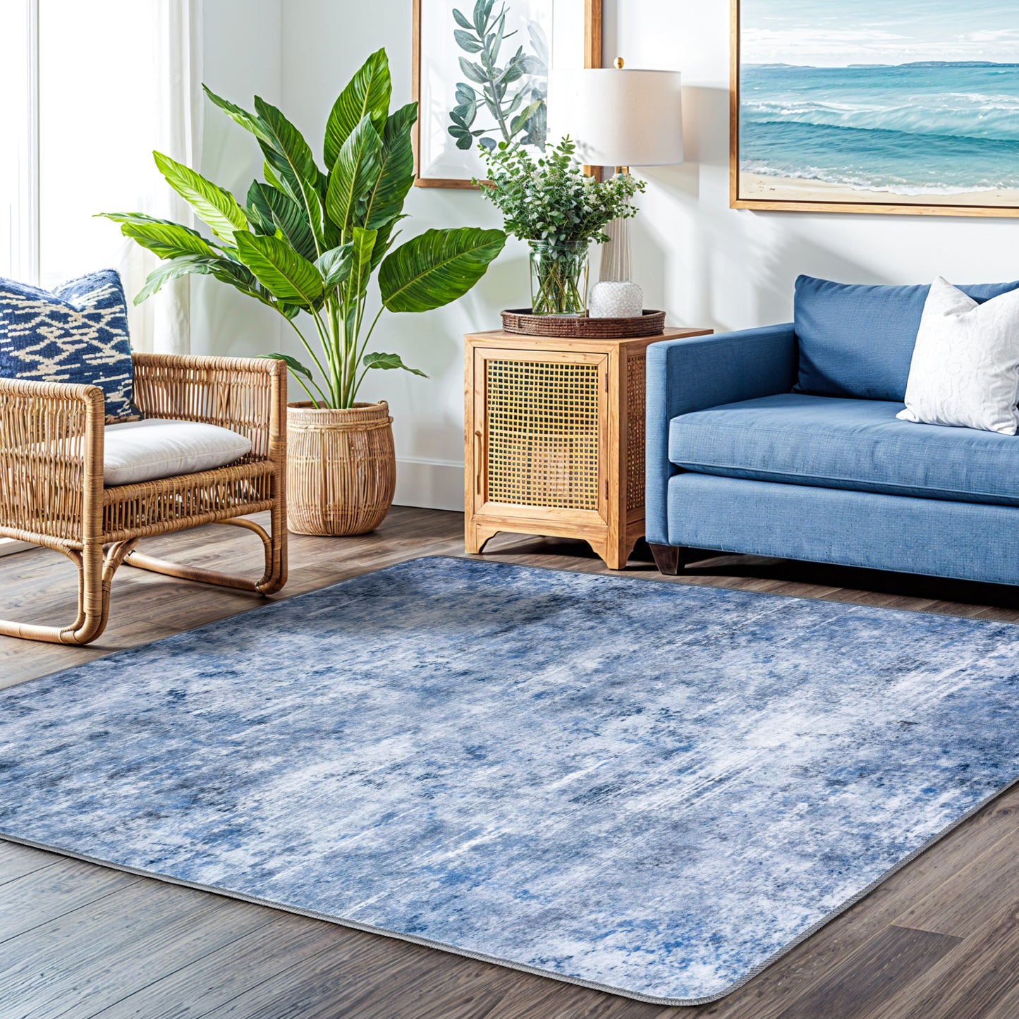 Modern Neutral Non - Slip Rug