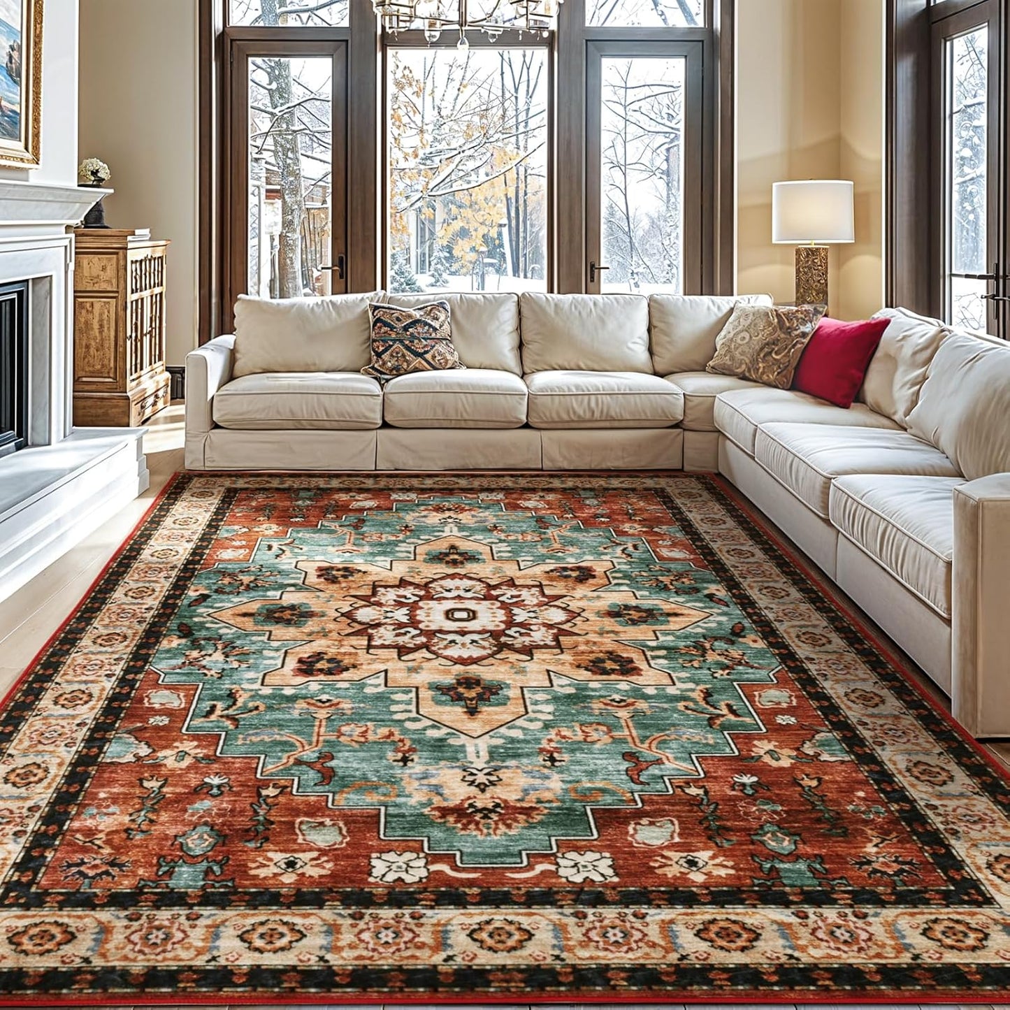 Washable Non-Slip Soft Pet-Friendly Rug