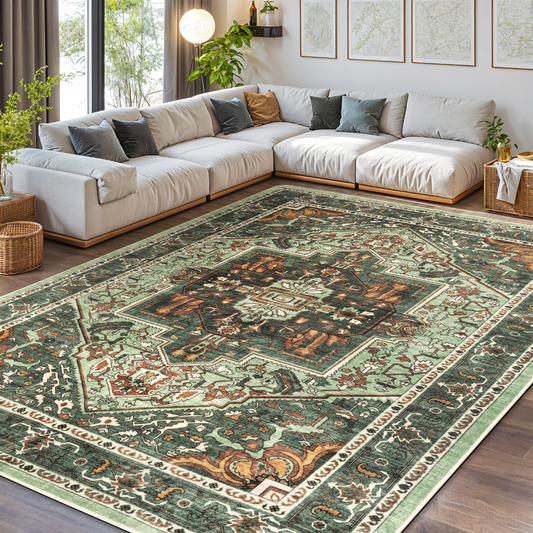 Neutral Vintage Absorbent Soft Rug