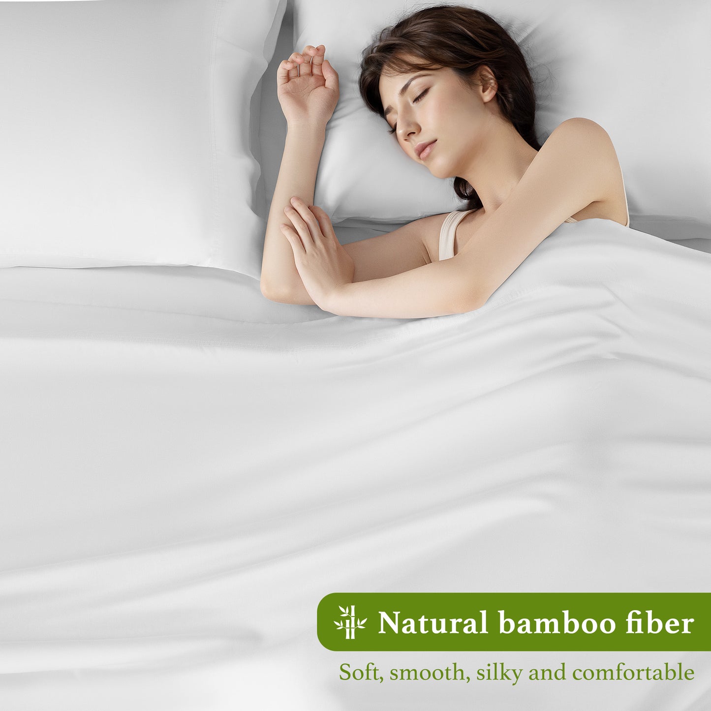 Baauye Bamboo Cooling Sheet Set 4 Pieces