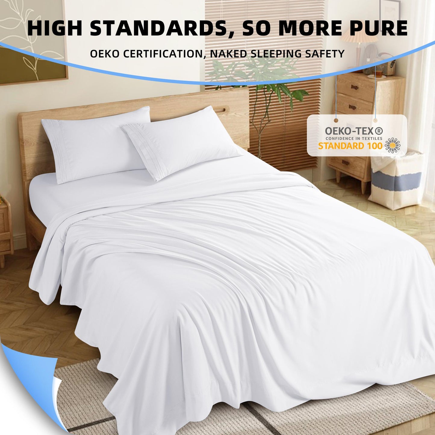 KATOON 4 PC Sheet Set