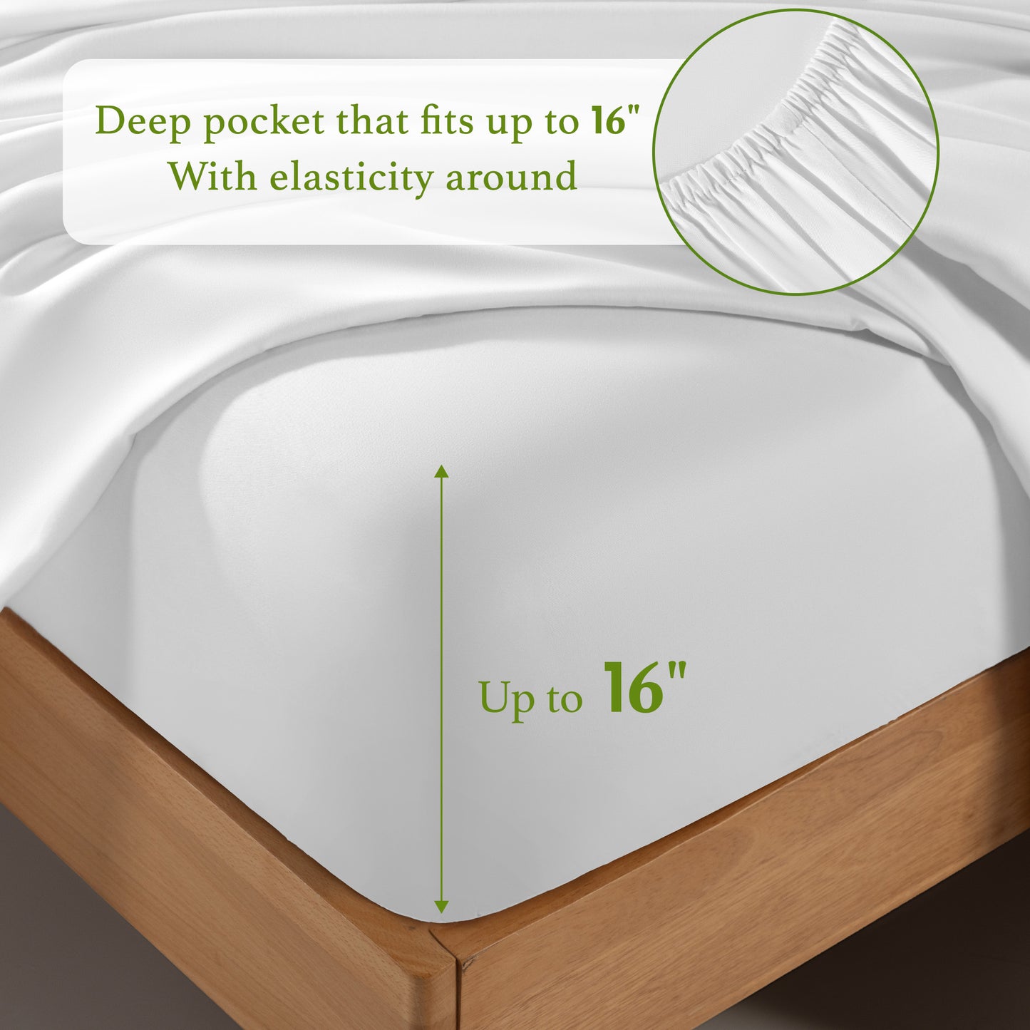 Baauye Bamboo Cooling Sheet Set 4 Pieces