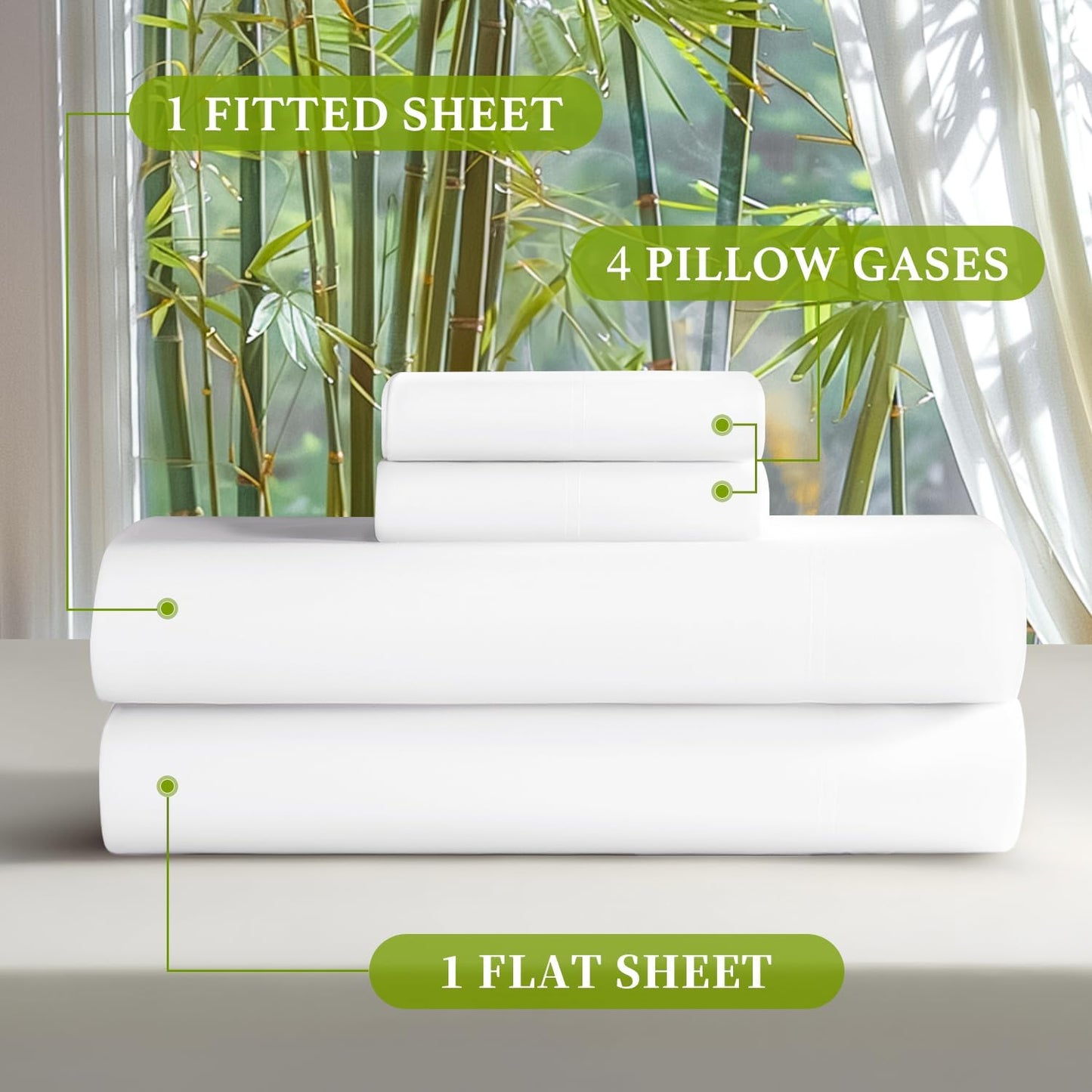 Bamboo Sheets - Ultra Cool-6PC