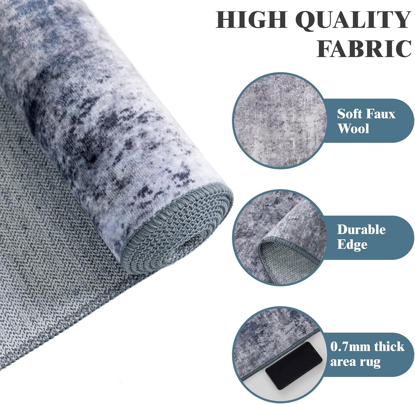 Modern Neutral Non - Slip Rug