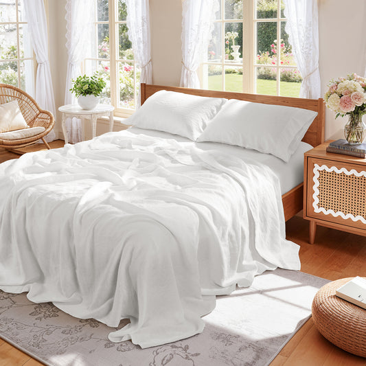 Natural Linen Sheet Set