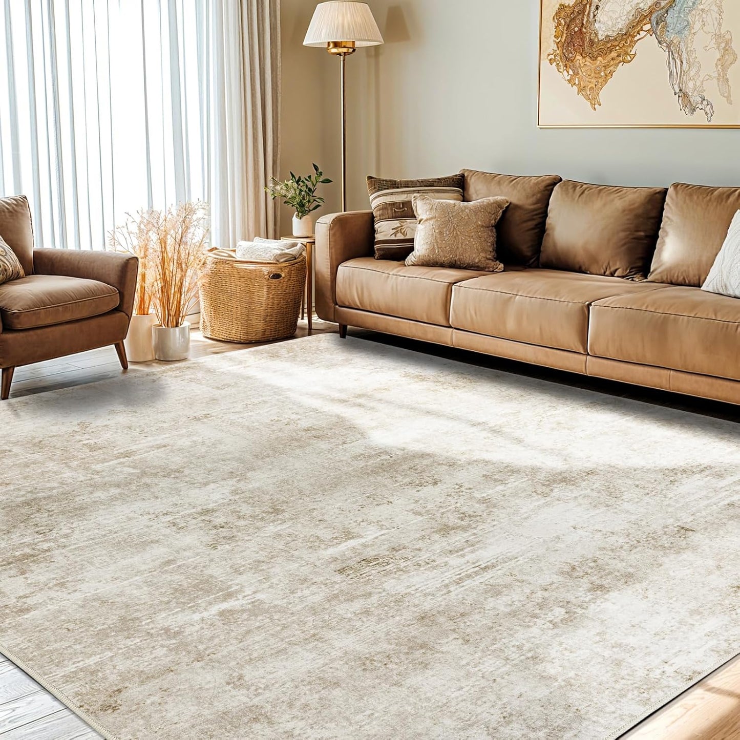 Modern Neutral Non - Slip Rug