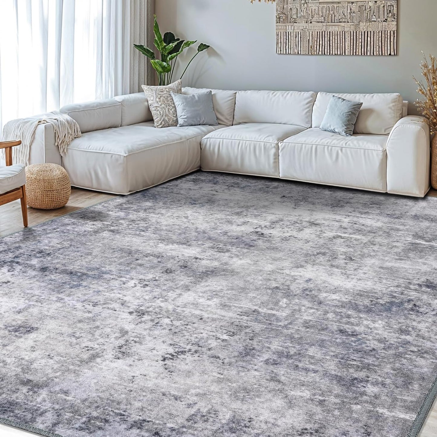 Modern Neutral Non - Slip Rug