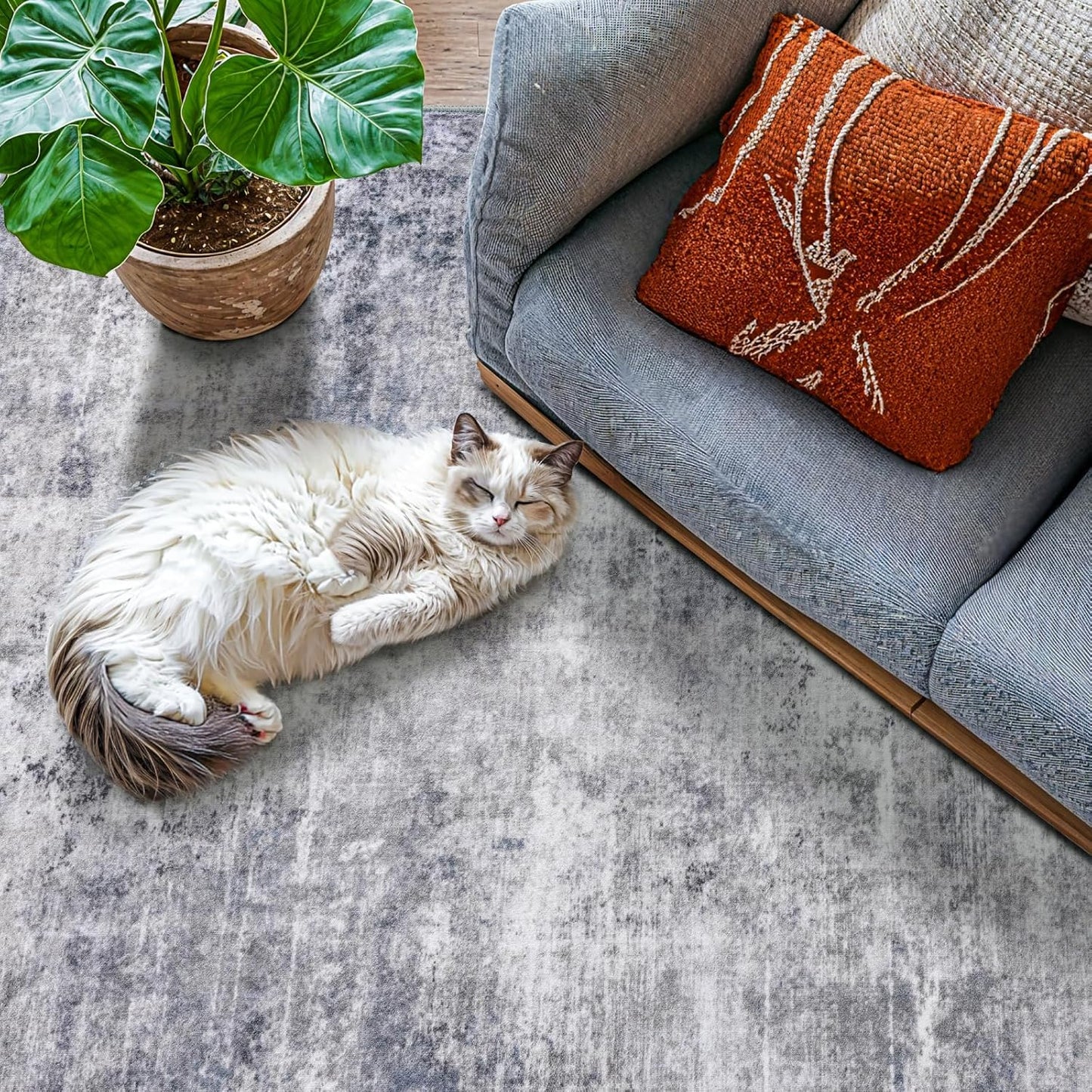 Modern Neutral Non - Slip Rug