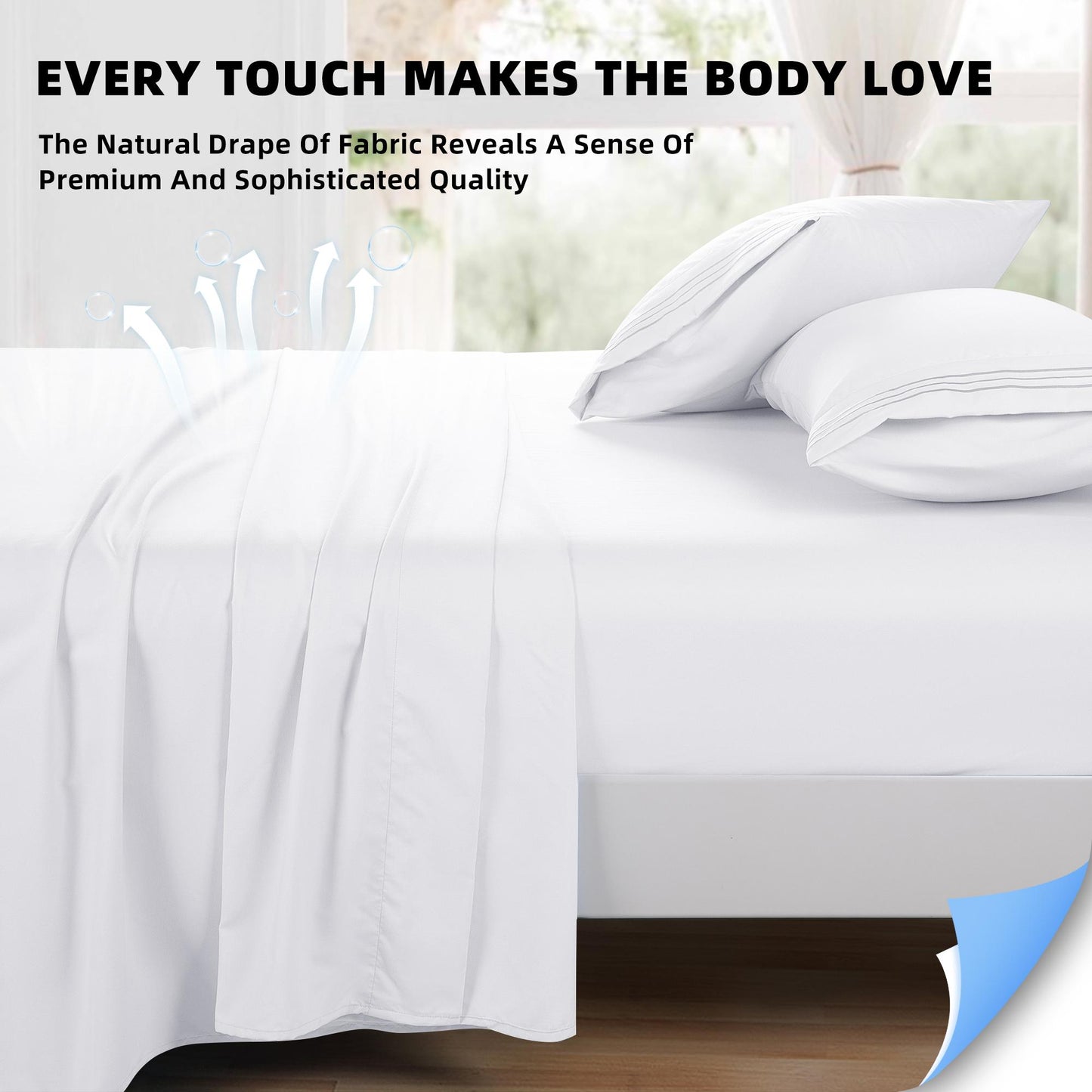 KATOON 4 PC Sheet Set