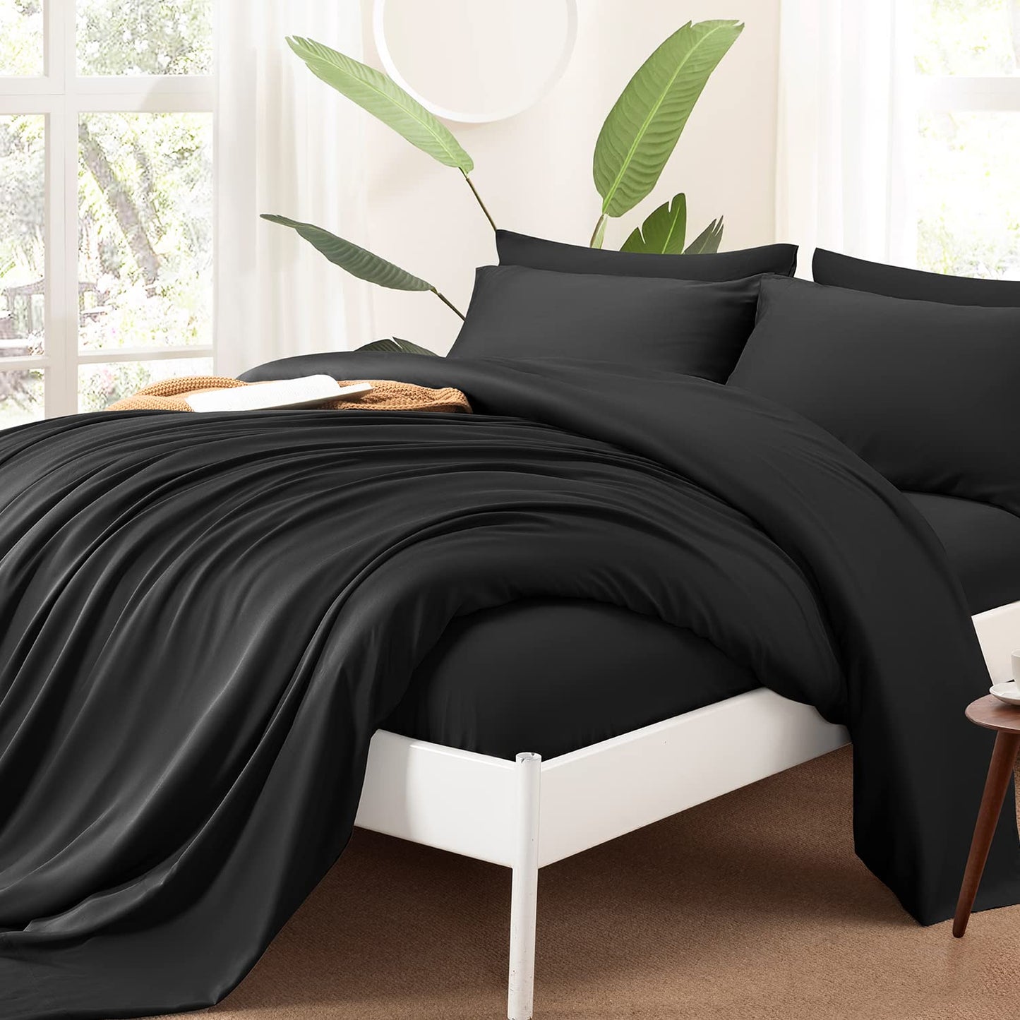 KATOON 100% Bamboo Cooling Sheet 4/6 Pieces