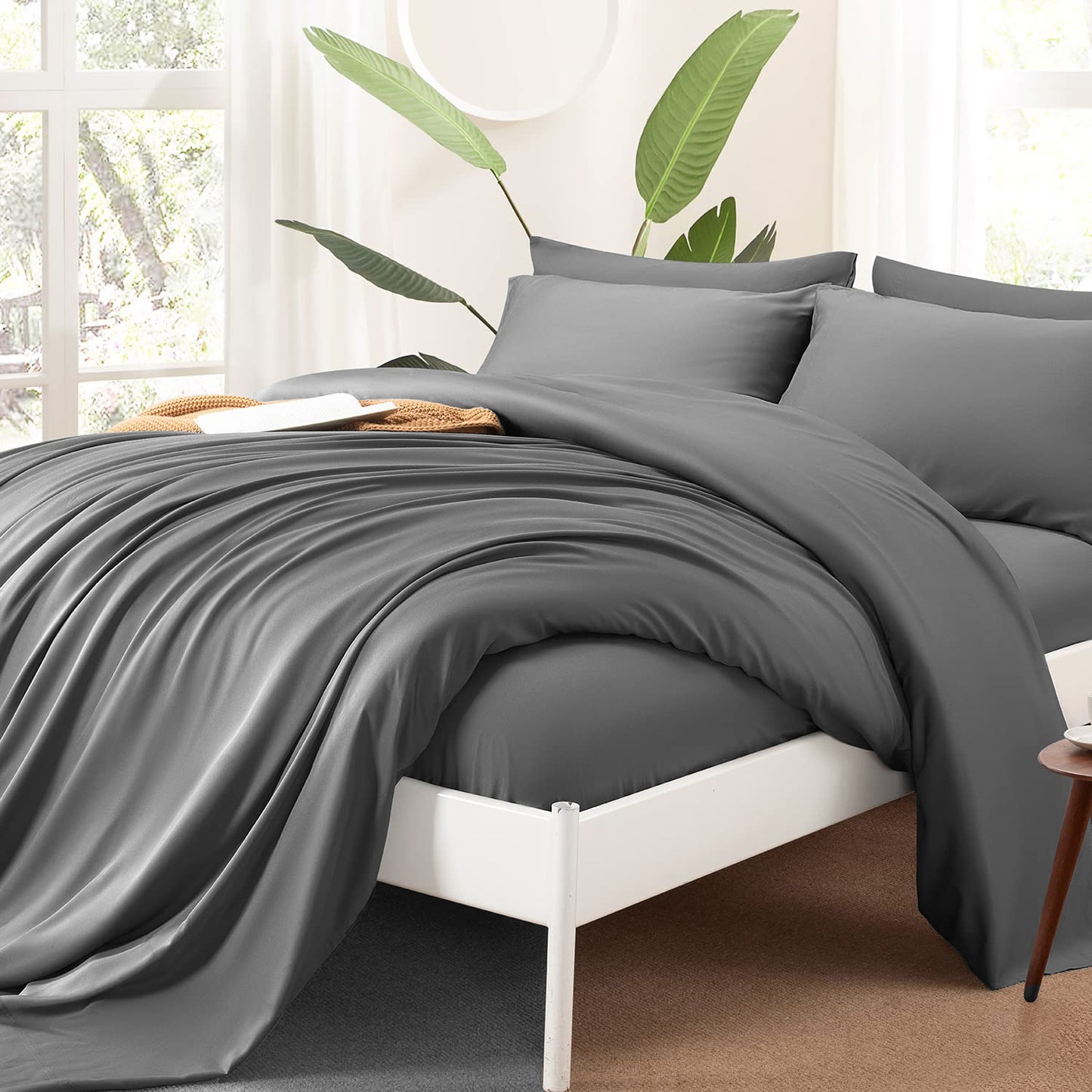 KATOON 100% Bamboo Cooling Sheet 4/6 Pieces