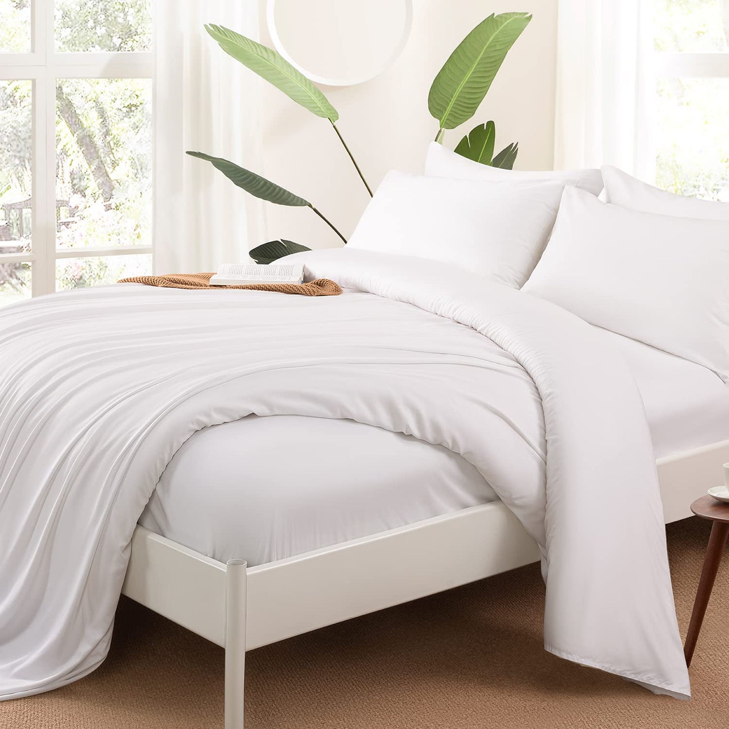 KATOON 100% Bamboo Cooling Sheet 4/6 Pieces