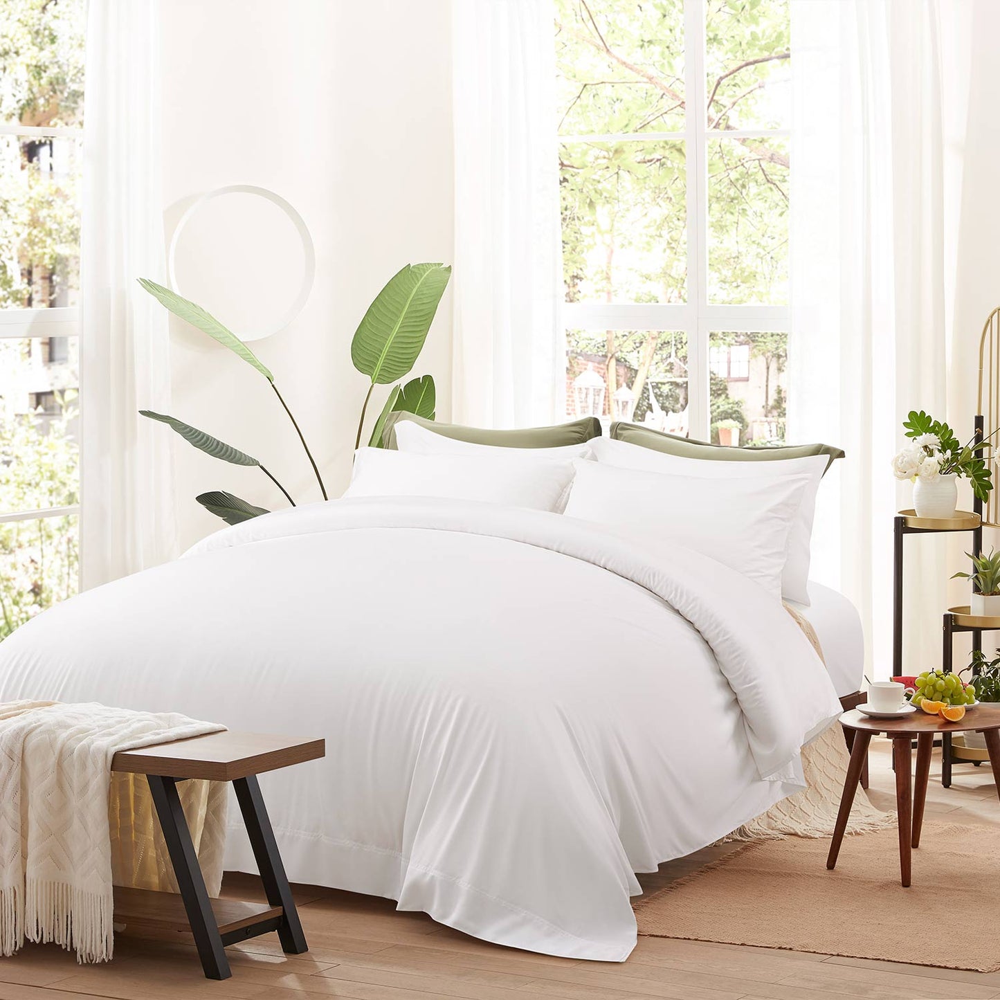 KATOON 100% Bamboo Cooling Sheet 4/6 Pieces