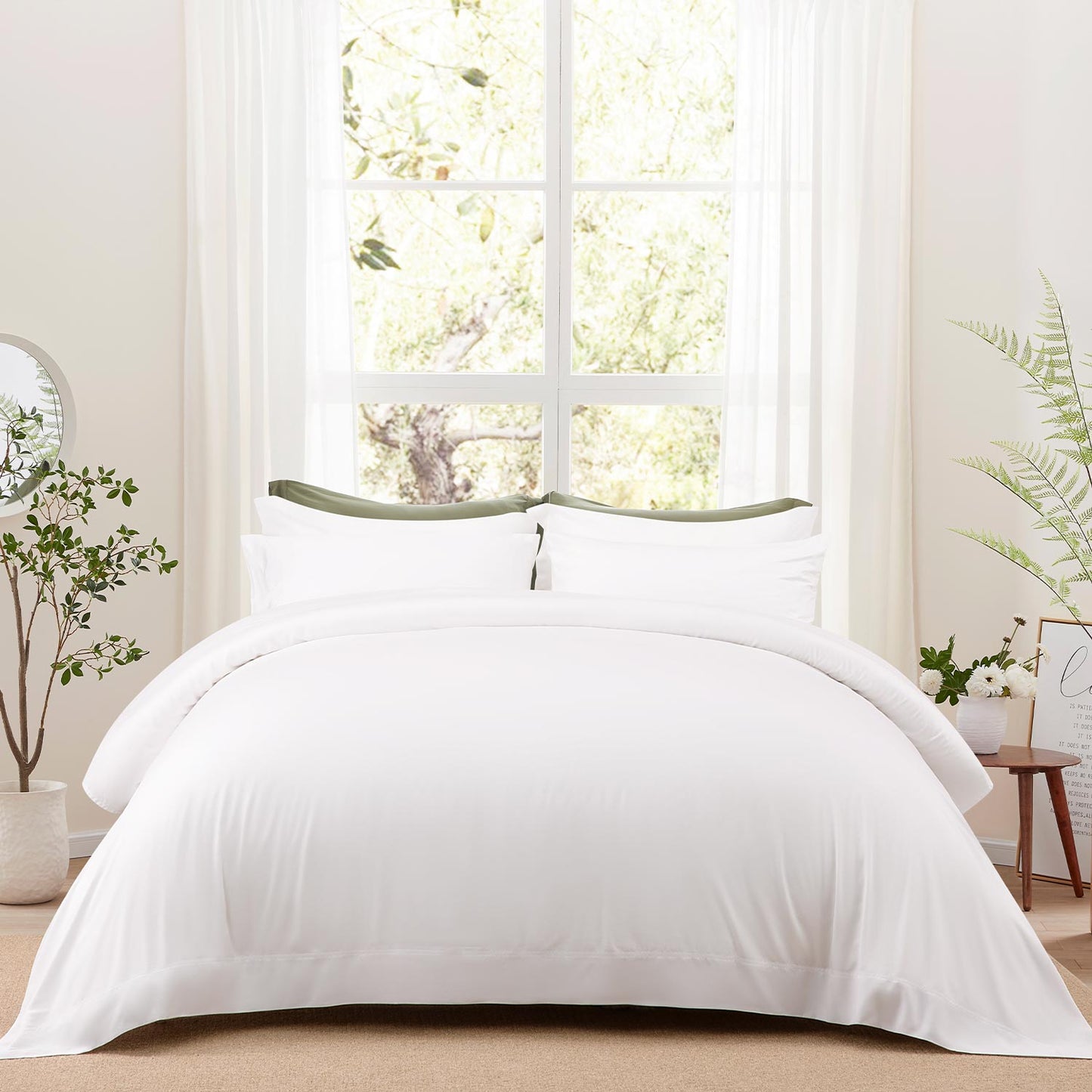 KATOON 100% Bamboo Cooling Sheet 4/6 Pieces
