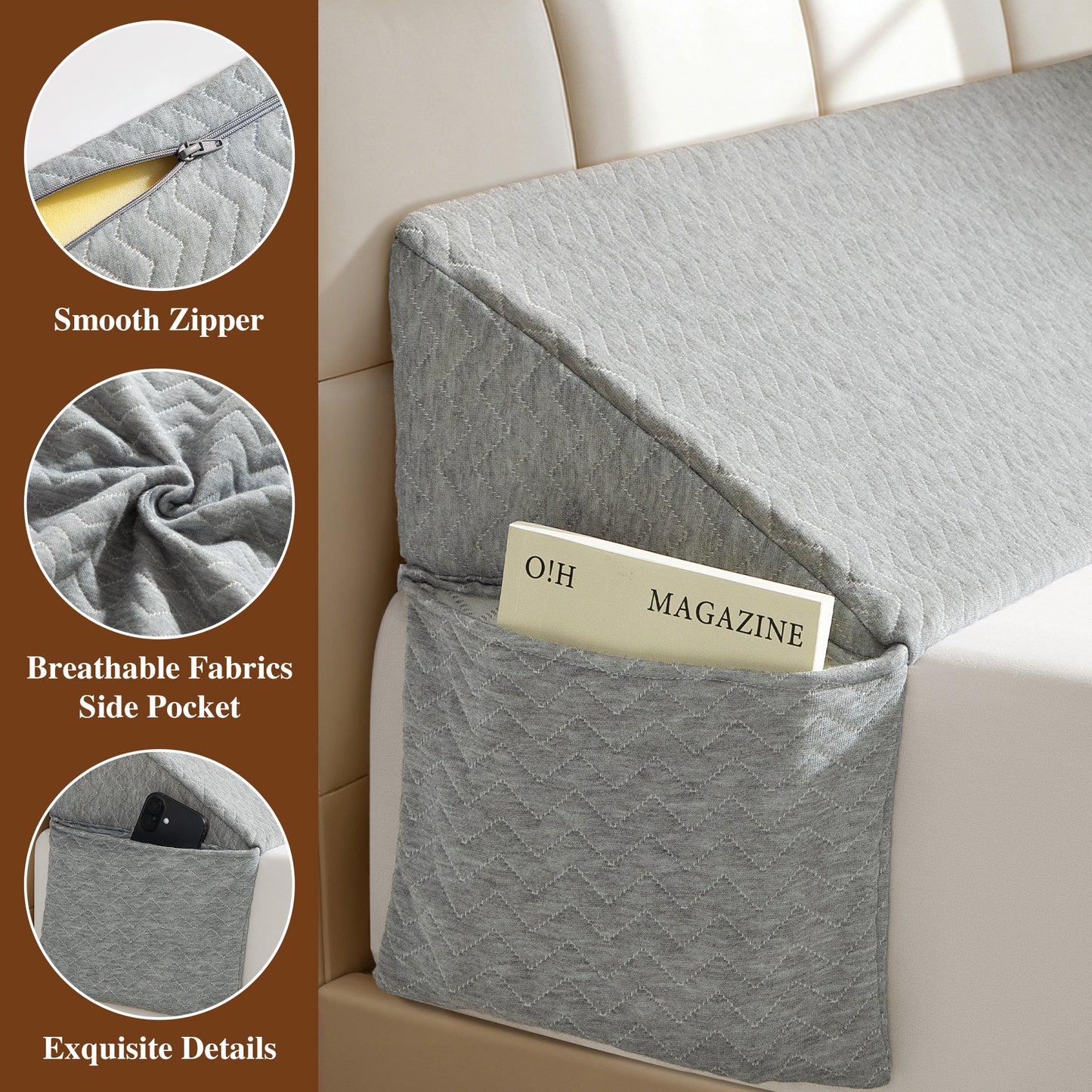 Wedge Triangle Pillow
