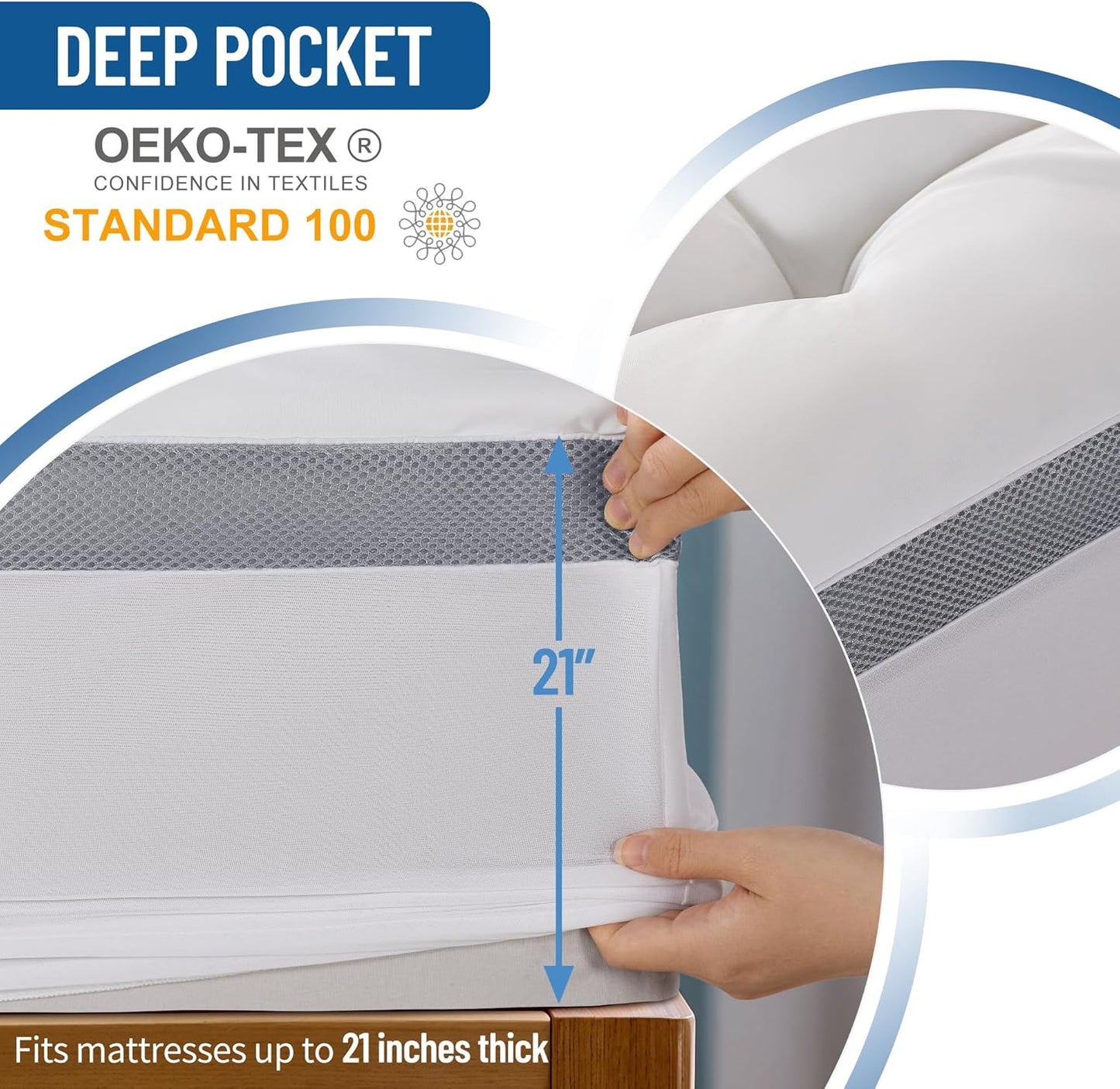 Ergonomic Supportive Memory Foam Mattress Topper