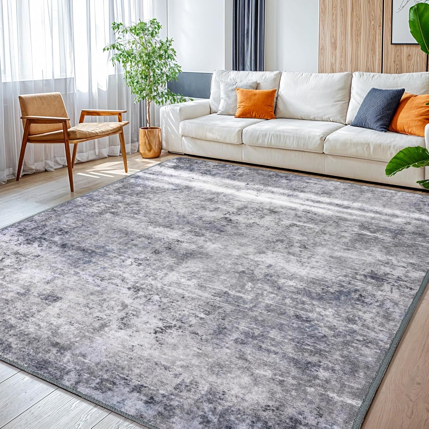 Neutral Vintage Absorbent Soft Rug