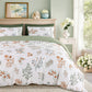 Floral Cotton Duvet Cover 3 Piece Set