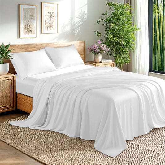 Baauye Bamboo Cooling Sheet Set 4 Pieces