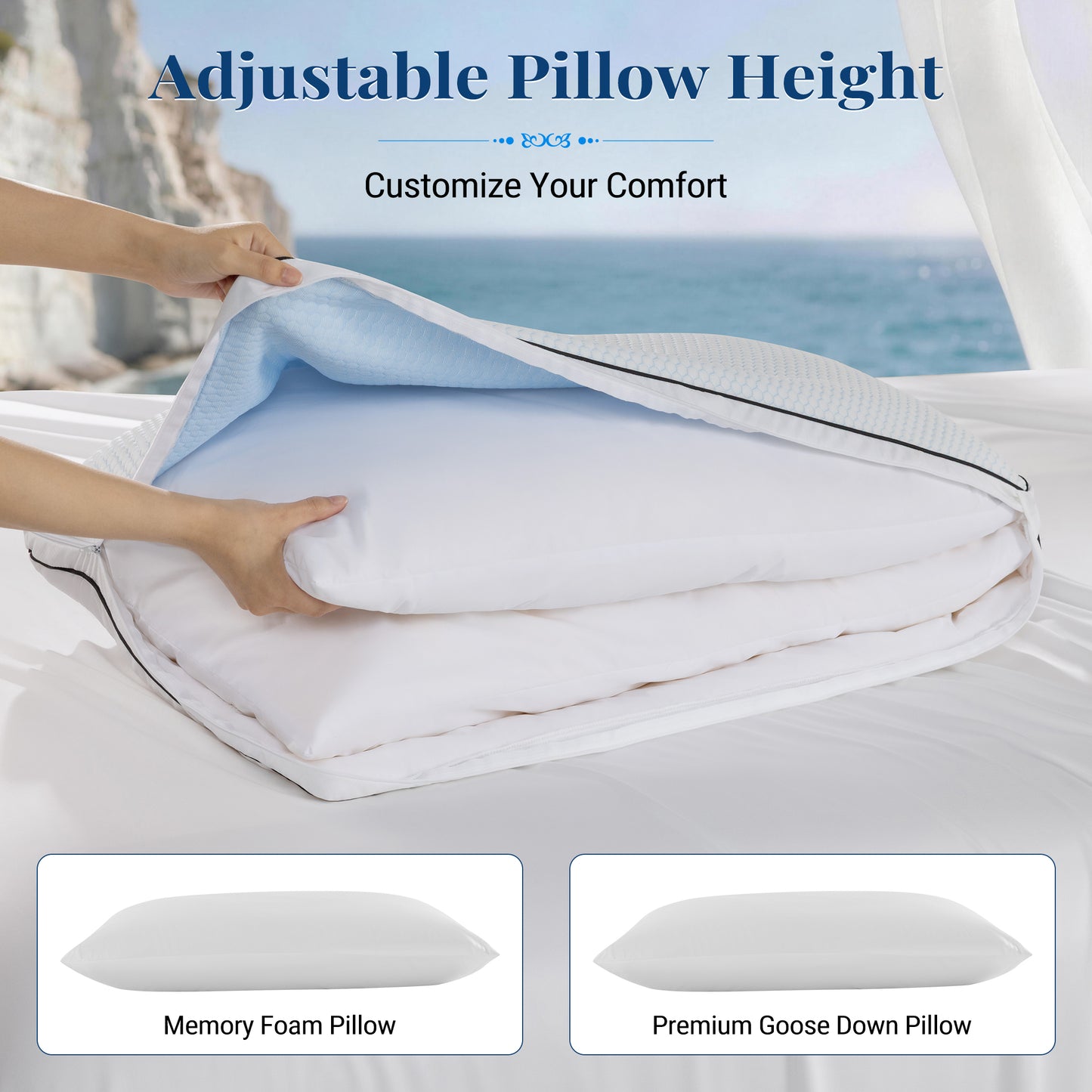Dual Fill Cooling Pillow