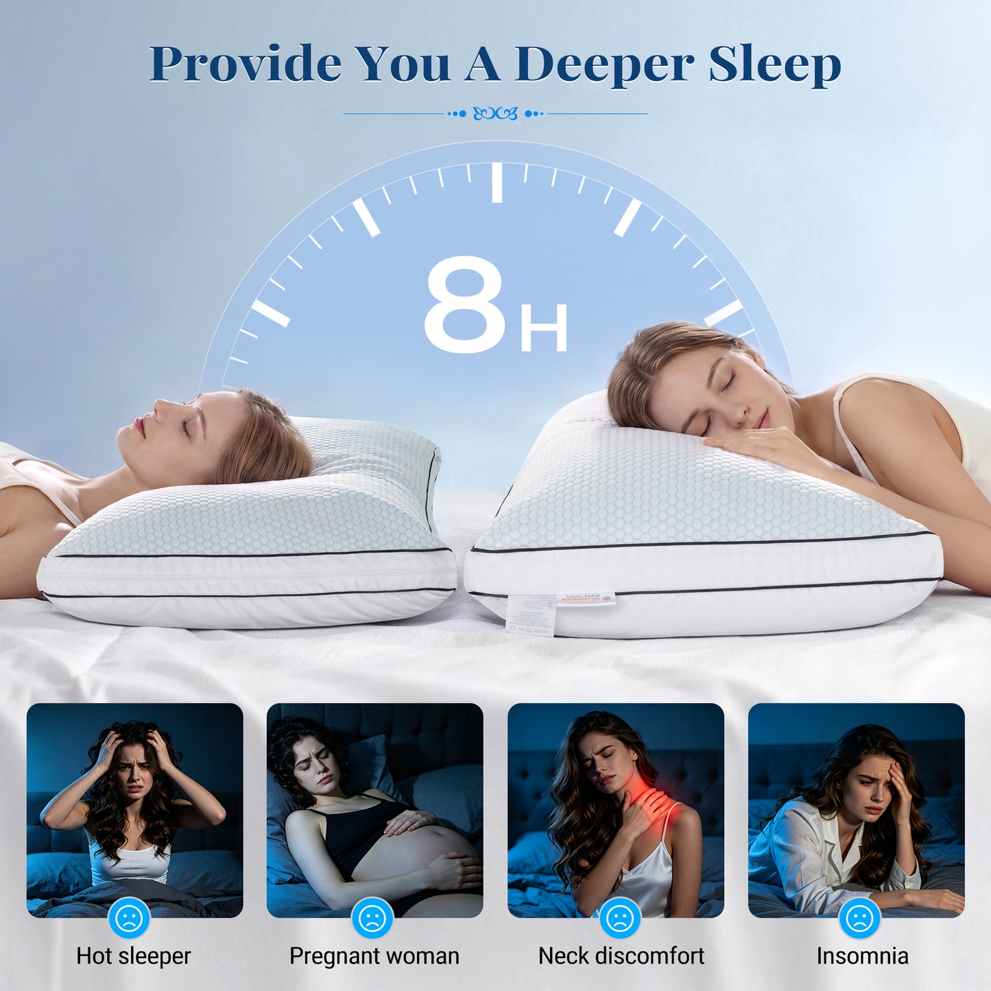 Dual Fill Cooling Pillow