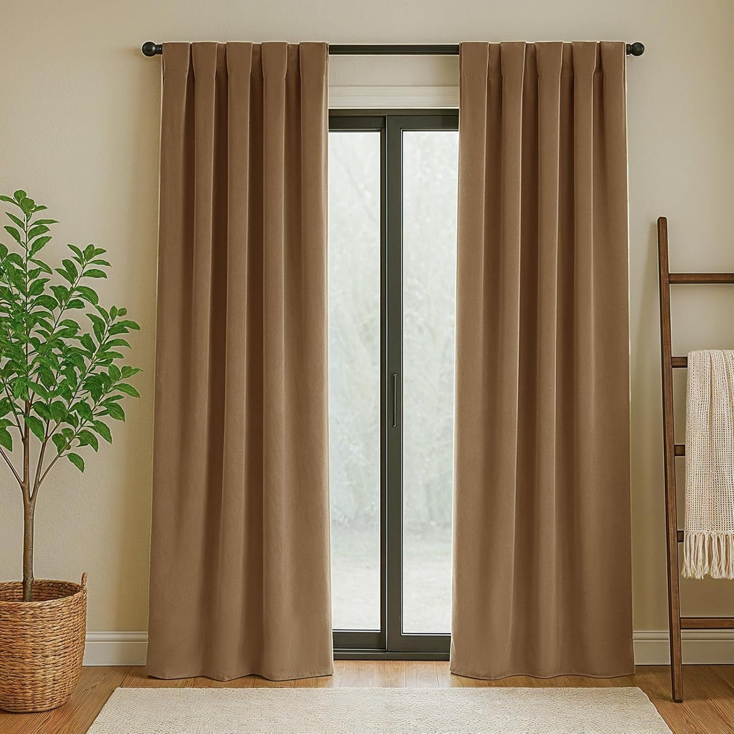 Velvet Semi Blackout Curtains