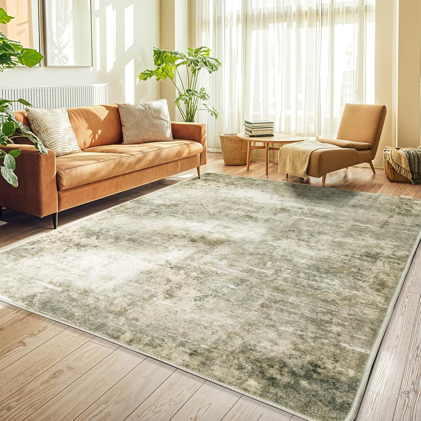 Neutral Vintage Absorbent Soft Rug