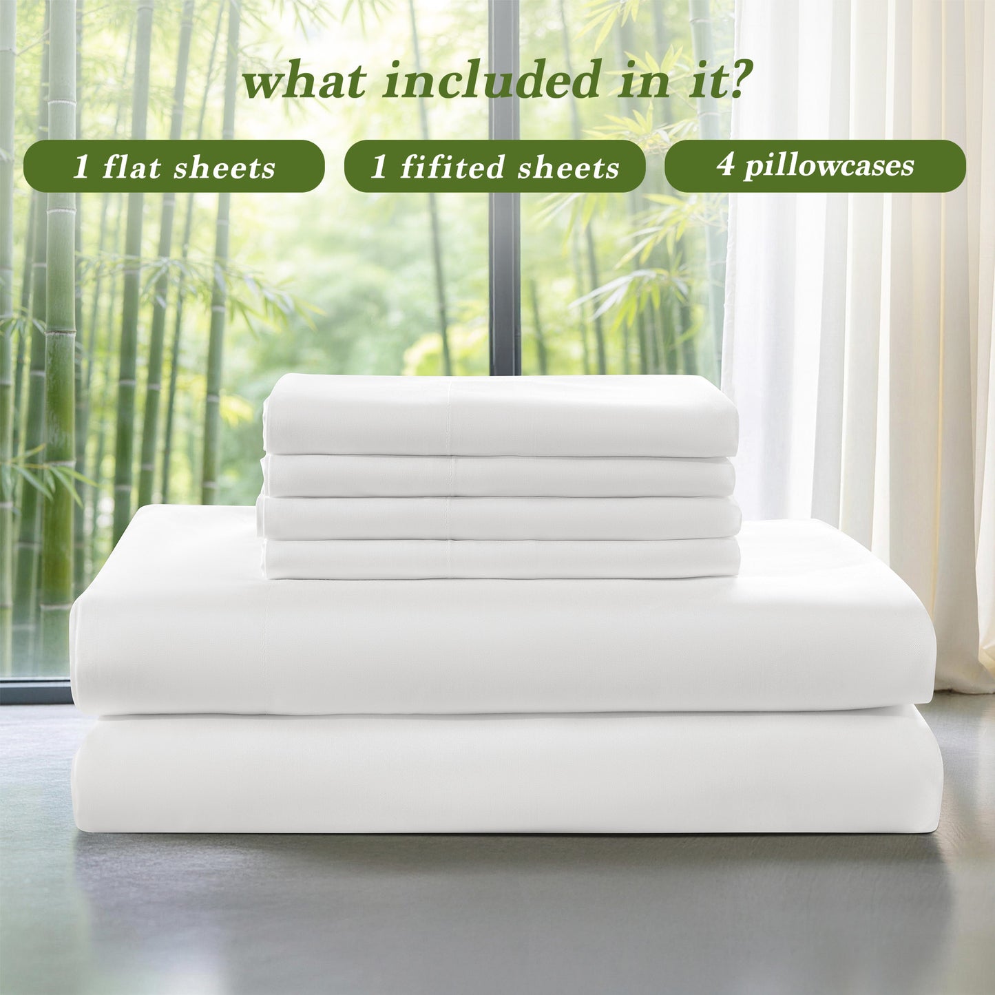 100% Natural bamboo sheets