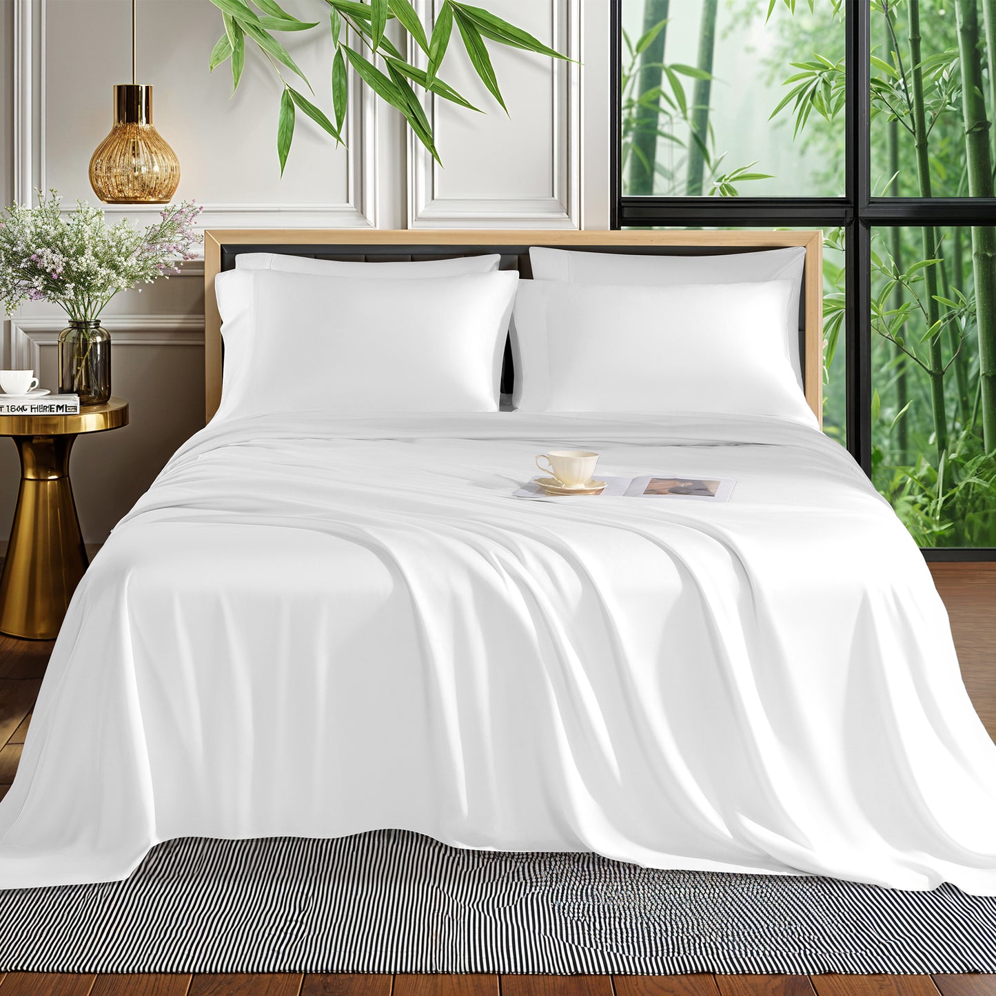 Natural Bamboo Sheets - Ultra Cool-4PC