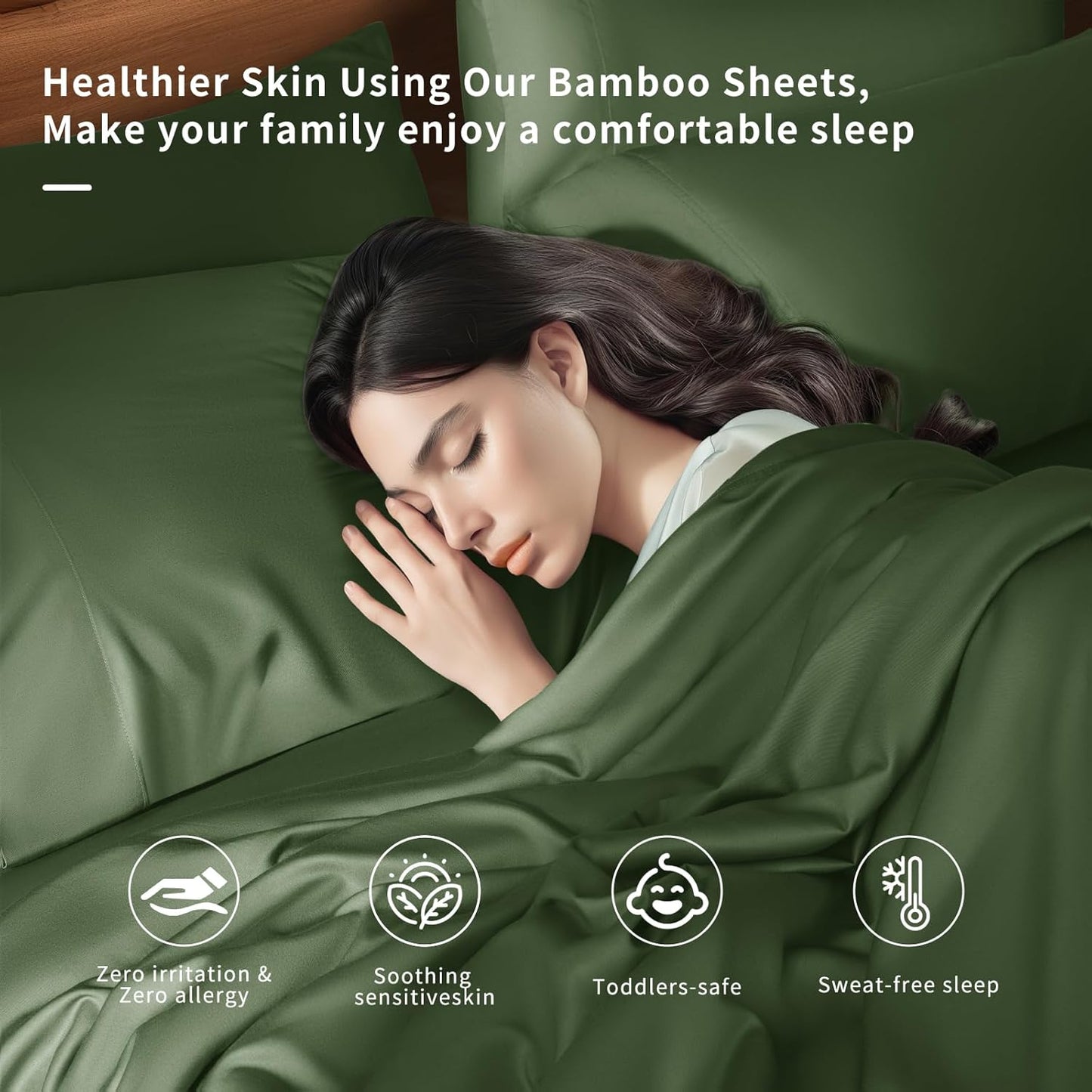 Bamboo Cooling Sheet Set 4/6 Pieces