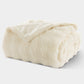 Faux Rabbit Fur Throw Blanket