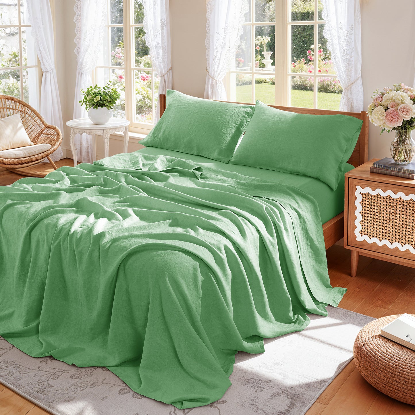 Natural Linen Sheet Set