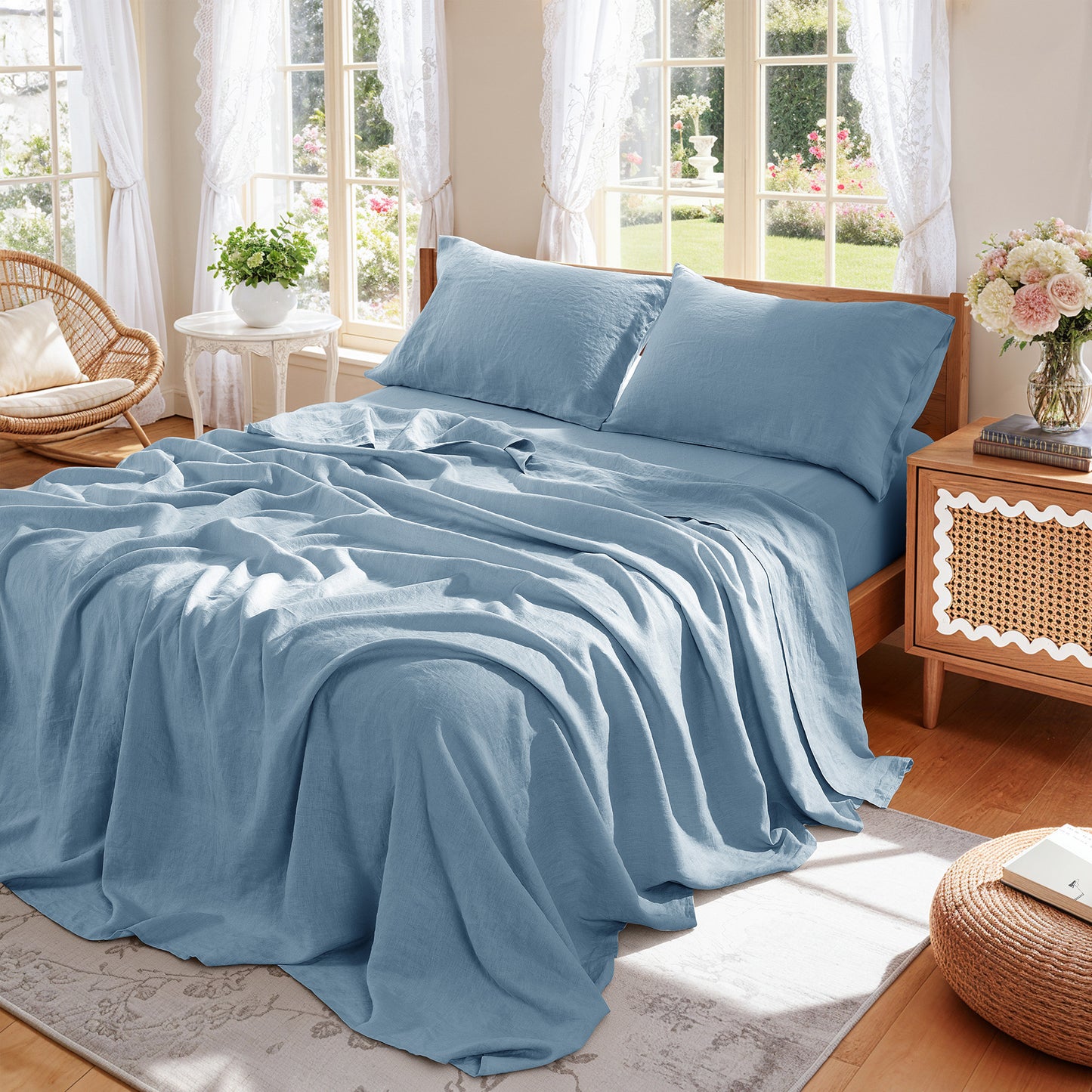 Natural Linen Sheet Set