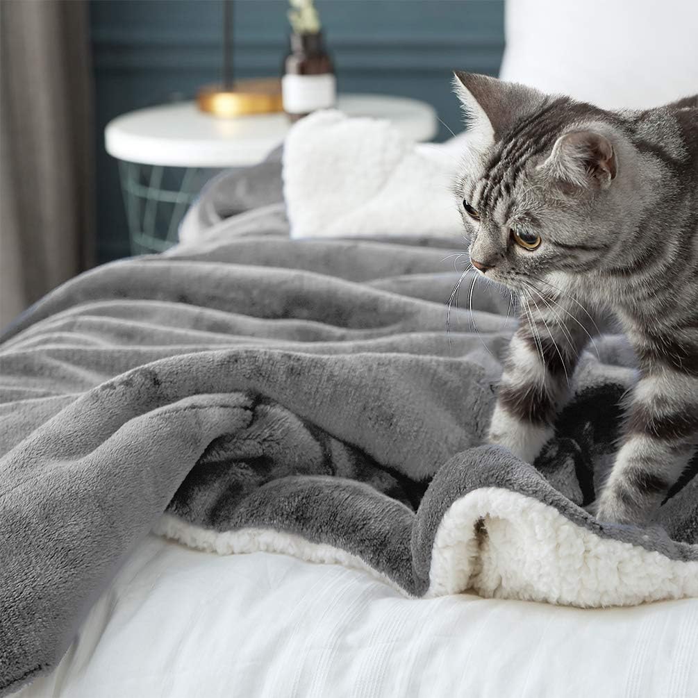 Luxury Sherpa Fleece Bed Blanket