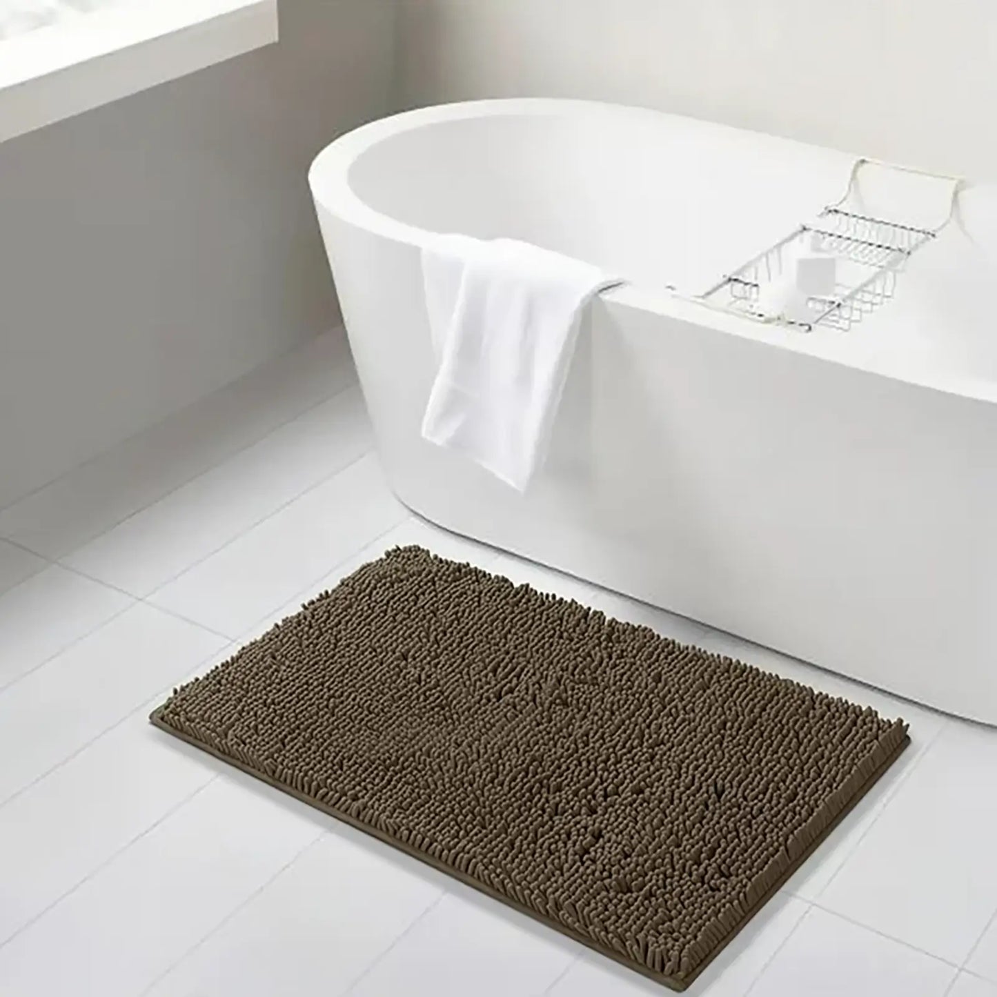 Chenille Soft Plush Bathroom Mat