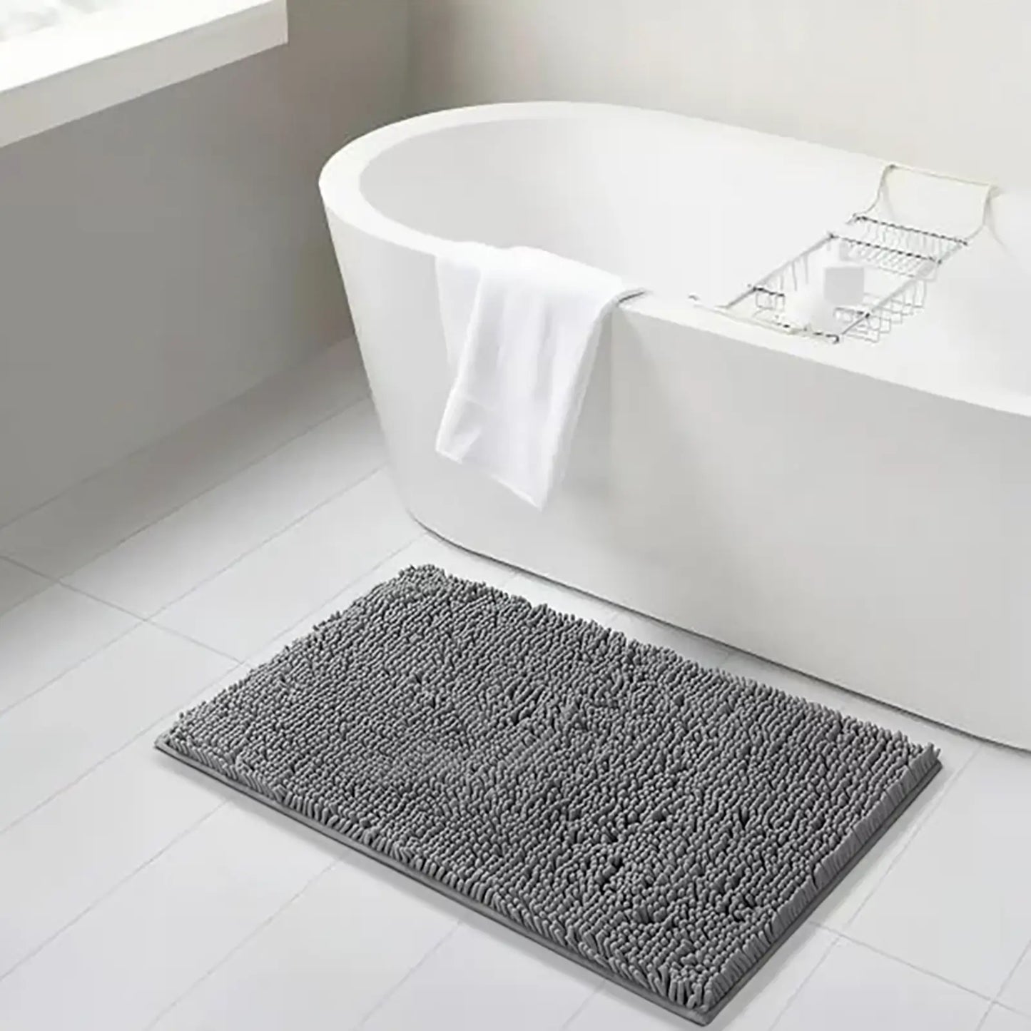 Chenille Soft Plush Bathroom Mat