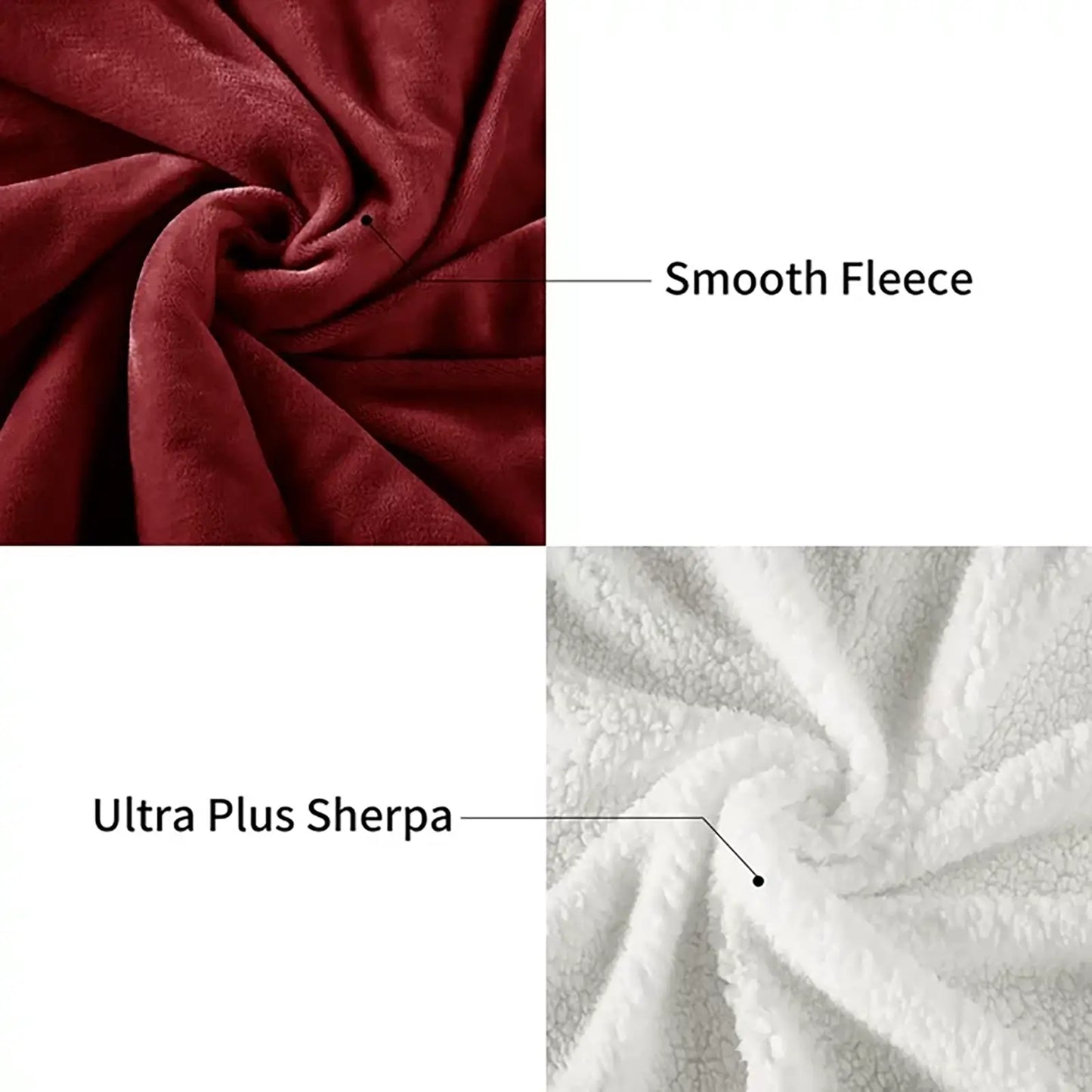 Shilucheng Soft Sherpa Fleece Blanket, Thick Warm Velvet Throw Blanket for Bed Couch