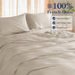 Natural Linen Duvet Cover Set 3PC