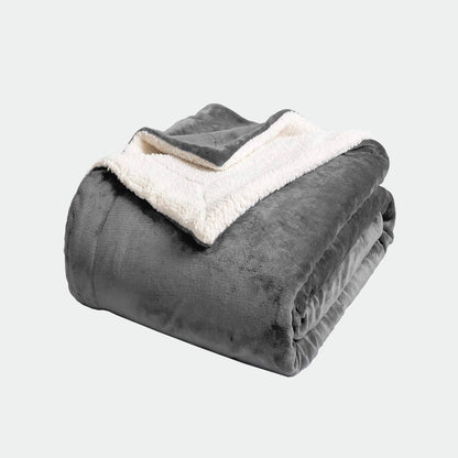 Luxury Sherpa Fleece Bed Blanket