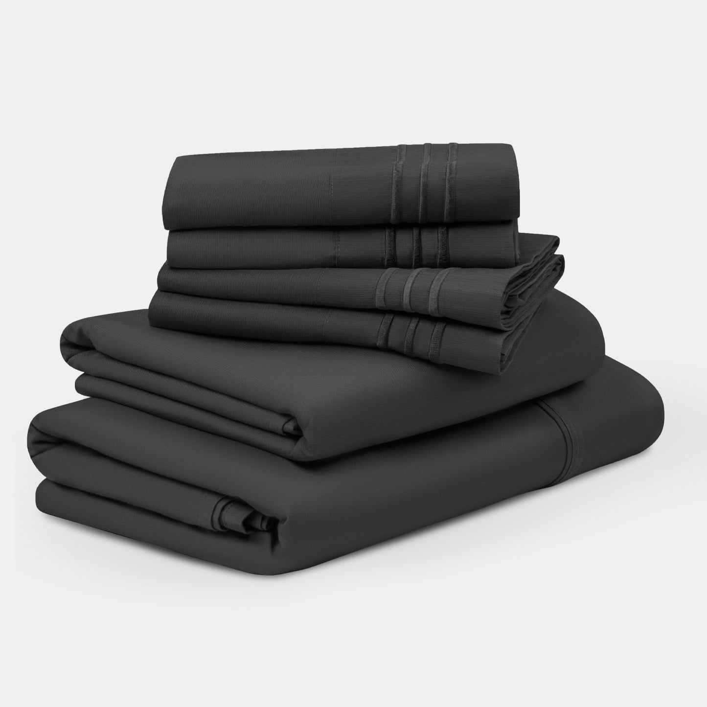 Microfiber+ 1800 Thread Count 6 PC Sheet Set