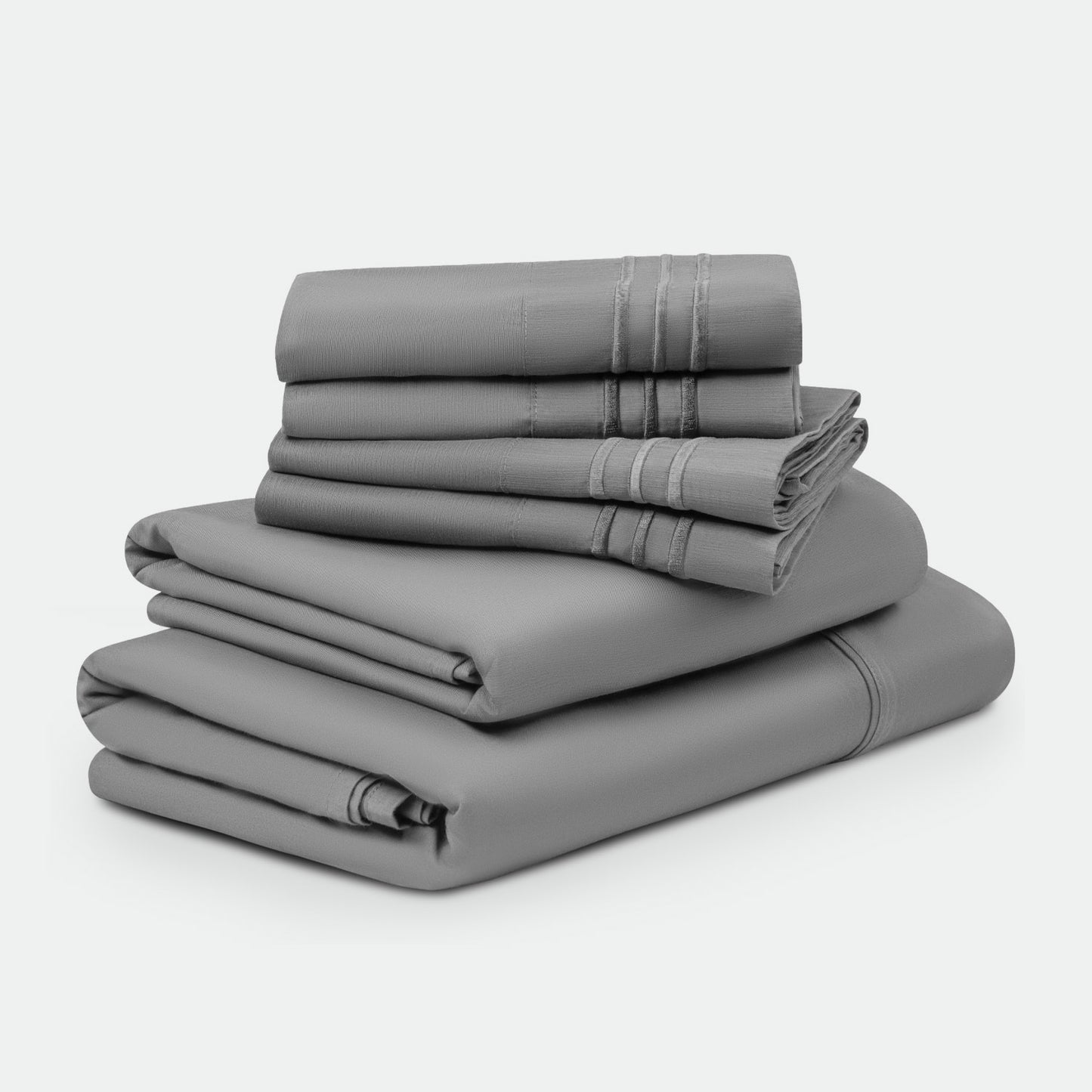 Microfiber+ 1800 Thread Count 6 PC Sheet Set