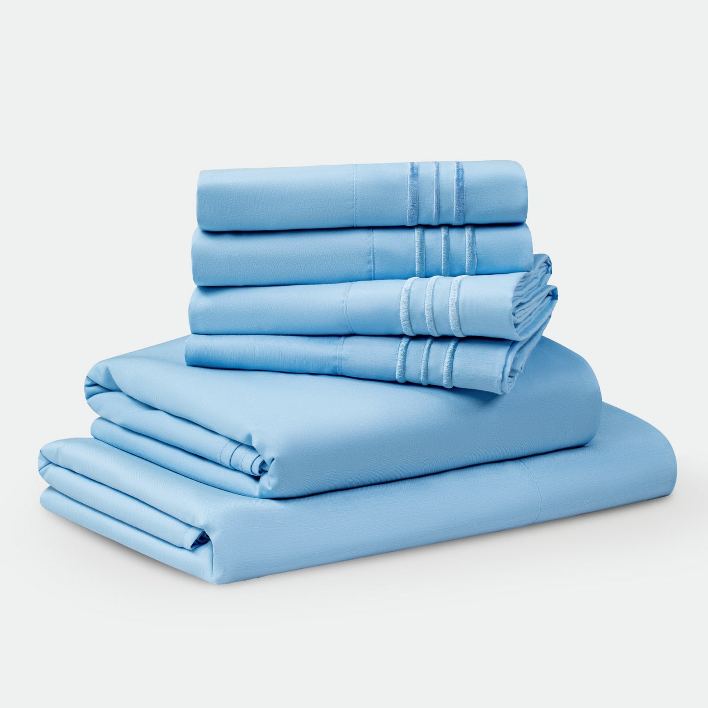 Microfiber+ 1800 Thread Count 6 PC Sheet Set