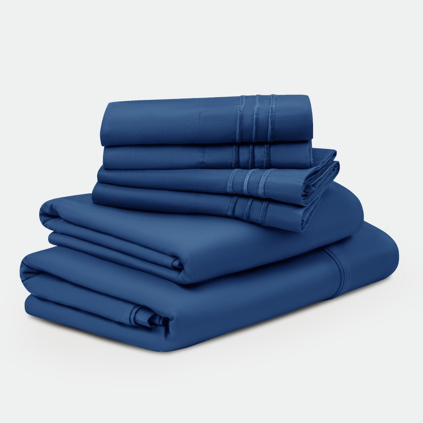 Microfiber+ 1800 Thread Count 6 PC Sheet Set